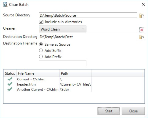 Process Directory Window